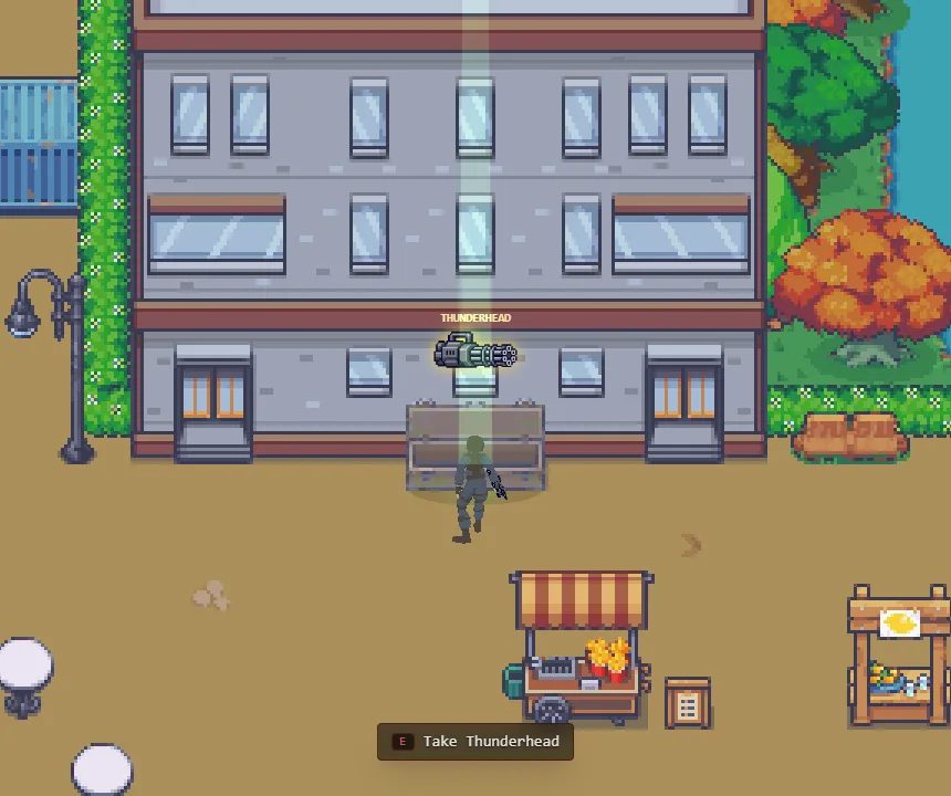 The mystery box offering a weapon